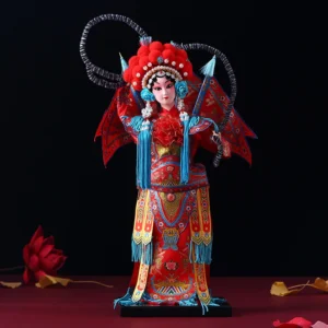 Chinese Opera Silk Figurine Doll
