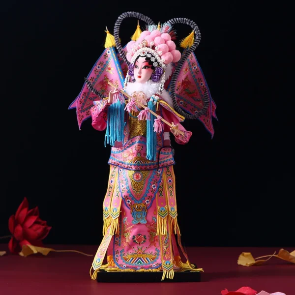 Chinese Opera Silk Figurine Doll