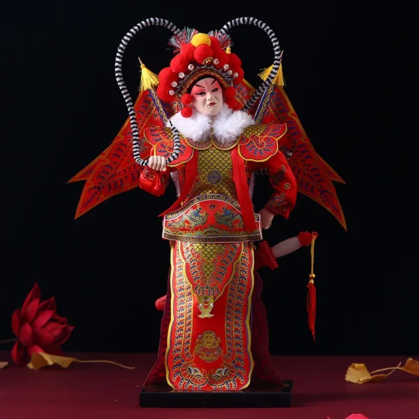 Chinese Opera Silk Figurine Doll