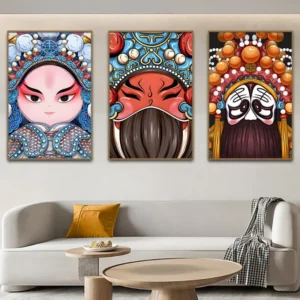 Chinese Opera Canvas Wall Art